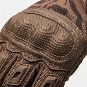 Guantes de Motocicleta Personalizados Estilo Café Racer, de Cuero PU, Resistentes al Viento, Antideslizantes, de Alta Calidad para Invierno - Product Image 4