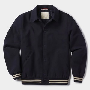 Chaqueta Universitaria Personalizada, Cuerpo de Lana, Parches de Chenilla, Estilo Letterman, Impermeable, Resistente al Viento, Bordado Invernal, Piel de Zorro - Product Image 6