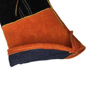 Gants de soudure en cuir de vache véritable de qualité supérieure, résistants aux coupures et à la chaleur, gants de sécurité ignifuges MIG TIG de haute qualité - Product Image 6