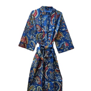 <b>Top</b> Selling High on Demand Cotton Material Summer Days Gift Kimono Casual Dress From Indian Exporter and Manufacturer Beachwear - Product Image 1