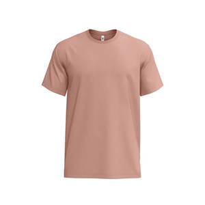 T-shirt basique uni en coton 100% de qualité supérieure pour homme, coupe classique, en vente, t-shirts personnalisés en tissu mélangé pour homme, t-shirt basique vierge - Product Image 1