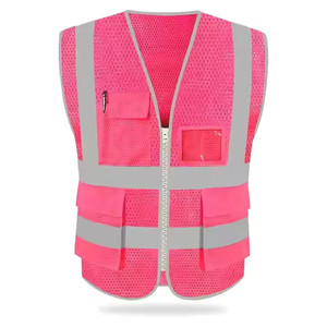Gilet de travail haute visibilité de qualité supérieure à vendre, design léger et ajustable, conçu pour les hommes et les jeunes. - Product Image 2
