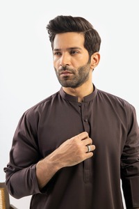 <b>Men</b> Long <b>Kurta</b> Shalwar Kameez Premium Quality Traditional Clothing Comfortable Fit For Everyday And Formal Functions - Product Image 3