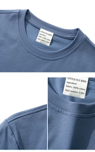 เสื้อยืดคอตตอน 100% แบบลำลองทรงโอเวอร์ไซส์สำหรับทุกเพศ พรีเมียม ผลิตโดยผู้ผลิต OEM ODM รับผลิตเสื้อเปล่าสำหรับติดแบรนด์ส่วนตัว - Product Image 5