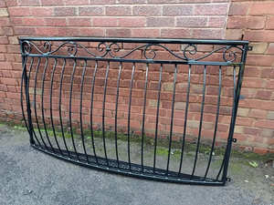 Rampe de balcon en fer forgé traditionnelle KHP, sans cadre, résistante à la rouille, facile à assembler, pour usage extérieur - Product Image 3