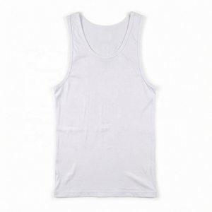 AAIR INDUSTRIES <b>Men's</b> Heavyweight Cotton Breathable Sporty Solid Color Sleeveless Workout <b>Vest</b> Crew Neck Gym <b>Training</b> - Product Image 1