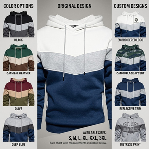 Sudadera con Capucha Deportiva Personalizada al por Mayor para Hombre, Diseño con Paneles en Contraste, Sudadera Deportiva para Equipos Deportivos - Product Image 6