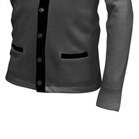 Pull universitaire personnalisé avec boutons sur le devant, couleurs personnalisées, pour sororité, fraternité, collège
