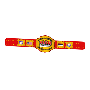 Ceinture de championnat personnalisée Siam Fight League, ceinture de Muay Thai avec drapeaux USA et Thaïlande pour les combattants et les collectionneurs - Product Image 6