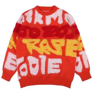 เสื้อสเวตเตอร์ผู้ชายแบบถักลายแจ็คการ์ด สั่งทำโลโก้ได้ตามต้องการ (OEM & ODM) เสื้อไหมพรมแขนยาวสำหรับฤดูหนาว ผลิตจากผ้าฝ้าย - Product Image 5