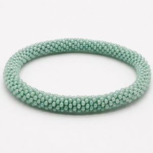 Bracelet enroulable unisexe en perles de verre crochetées à la main du Népal, multicolore, tendance, bijoux de mode en gros - Product Image 3