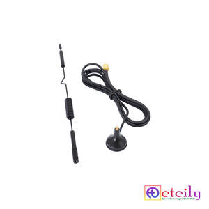 Antenne magnétique à ressort ETEILY 5G 12dBi avec câble RG174 (L-3Mtr) + connecteur mâle SMA fabriqué en Inde pour la communication - Product Image 1