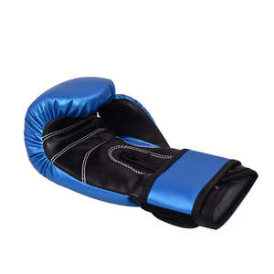 Gants de boxe en cuir tendance et confortables, de haute qualité, couleur personnalisée, respirants, à bas prix, avec fermeture auto-agrippante pour la lutte - Product Image 5