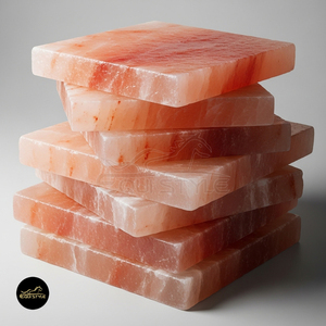 Dalles de sel de l'Himalaya en gros – Blocs carrés de sel rose naturel pour grillades, cuisson et service – Découpe sur mesure - Product Image 3
