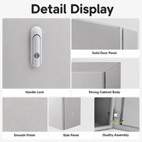 Boîtier de distribution mural intérieur I65 en acier thermolaqué IP65, boîtier de compteur électrique, coffret de contrôle et de surveillance basse tension