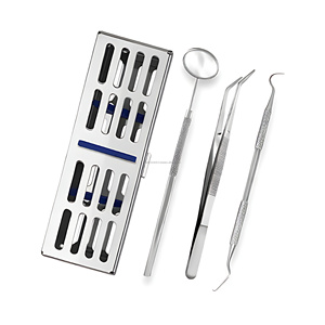 Juego de Instrumentos Dentales de Acero Inoxidable de 3 Piezas con Bandeja de Esterilización, Certificación CE ISO, Proveedor Mayorista - Product Image 6