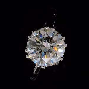 Diamant naturel brillant solitaire certifié IGI de 2,00 carats, or blanc 14 carats, bague de fiançailles classique pour femme, bijoux Evergreen - Product Image 3