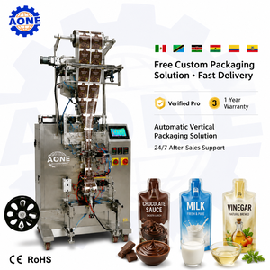 Machine d'emballage alimentaire pour sachets de jus de <span class=keywords><strong>marque</strong></span> propre, de forme personnalisée, en direct d'usine - Product Image 1