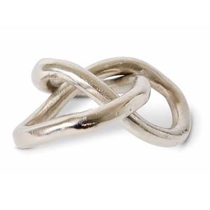 Hot Selling Modern Metal Ring Sculpture Set of 2 Contemporary Statues Decorative <b>Objects</b> for Home Decor in Wholesale Price - Product Image 6