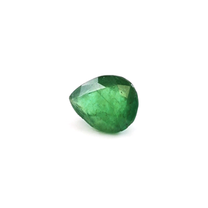 Esmeralda natural de Zambia en forma de pera de 1 quilate, piedra preciosa facetada suelta para la fabricación de joyas, lista para usar. - Product Image 1