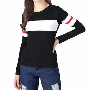 T-shirt décontracté à manches longues et col rond pour femme, couleur jaune moutarde, tissu polaire, coupe régulière, respirant, couleur unie pour l'hiver - Product Image 5