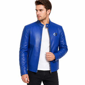 stylish men leather <b>jacket</b> with a smooth finish comfortable fit durable design and timeless appeal for everyday casual and <b>smart</b> - Product Image 1