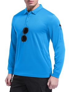 Fabricant sur mesure de chemises à manches longues pour hommes, en maille unie respirante, avec cintre - Product Image 4