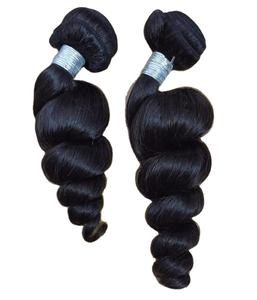 ผมอินเดียแท้แบบเวอร์จิ้น สีดำ แบบหยิกฟู ไม่ผ่านกระบวนการใดๆ  แบบมัดเป็นช่อ  ต่อจากผู้บริจาคคนเดียว  ทอแบบดับเบิ้ลเวฟท์  นุ่มและไม่หลุดร่วงง่าย - Product Image 3