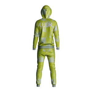Wholesale Factory Supply Custom Hooded Long Sleeve <b>Jumper</b> Suit Soft Fleece <b>Warm</b> Durable Outdoor Hiking Camping Everyday Wear - Product Image 2