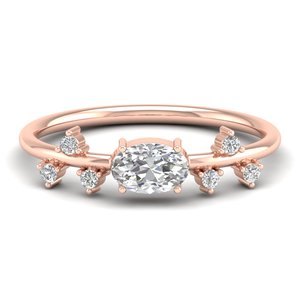 Anillo Solitario de Moissanita de Corte Ovalado de 0.84 Quilates en Oro Sólido de 14K, Precio al por Mayor REYES, para Mujer, Regalo de Aniversario Perfecto - Product Image 6