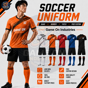 Uniforme Deportivo Personalizado de Fútbol, Ligero, Suave al Tacto, Cómodo, de Buena Calidad, Transpirable - Product Image 6