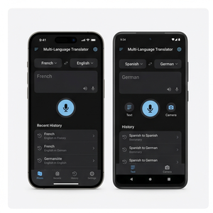แอปแปลภาษา Royalcraft – โปรแกรมแปลภาษา, แปลด้วยเสียง, สแกนเนอร์ข้อความ, รองรับหลายภาษา ios/android - Product Image 1