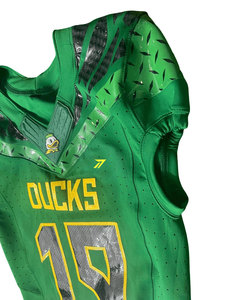 Maillot de football américain à panneaux latéraux pour adulte et jeune, couleur contrastée, respirant, logo d'équipe personnalisé, numéro, OEM, marque privée, faible MOQ - Product Image 2