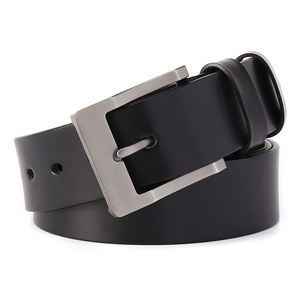 Ceinture décontractée de luxe réglable en cuir de vachette écologique de haute qualité, style vintage, avec boucle ardillon – Meilleures ventes fournisseurs - Product Image 1