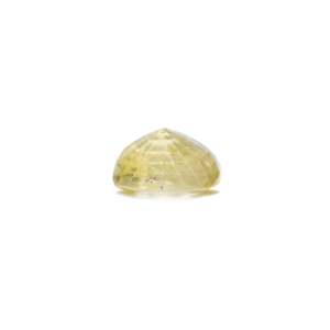 Yellow Oval Cut 9.1 Carat Loose Sapphire Gemstone for Fine Jewelry - Product Image 3
