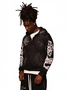 Designer High Quality Oversized Unisex Tracksuit Set Acid Wash Custom Men Womens hoodie and short set with <b>comfortable</b> - Product Image 3