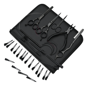 Hair Extension Tools Kit with Stainless Steel Hair Extension Plier Texturizing Shears clips Hair Shaper Bead Threading Loop Tool - Product Image 1