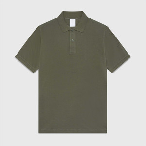 Camisas de Polo de Golf para Hombre, Cómodas y Elegantes, con Patrón Sólido, Cuello, Antiarrugas, Secado Rápido, Venta al por Mayor, Envío DDP - Product Image 1