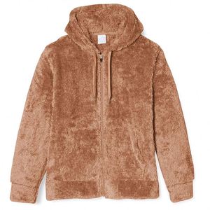 Venta al por mayor: Nuevas sudaderas de invierno de forro polar para hombre, con cremallera, tejido liso, estilo cárdigan deportivo con capucha, ajuste holgado informal. - Product Image 3