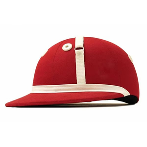 Casco de Polo Profesional para Montar a Caballo, Construcción Ligera de Cuero Duradero, Cierre Elástico, Ajuste Ajustable - Product Image 1