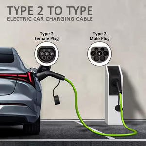 Nouveaux câbles de recharge pour véhicules électriques 32A 22KW Type 2 5M 3 phases IP67 – Kit d'alimentation rapide – Câble de chargeur VE coloré – Fabrication - Product Image 4
