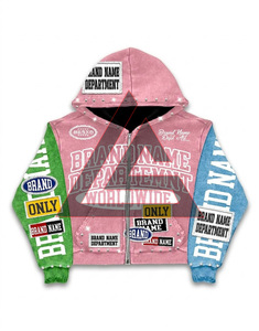 Plus Size Heavyweight Men's Tracksuit Custom Logo Print Acid Wash Zip up Hoodie and <b>Sweatpants</b> <b>Set</b> for Men Training Tracksuit - Product Image 6