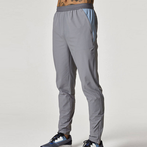 Ensemble coupe-vent sportif pour homme, gris marine, en polyester tricoté, séchage rapide, confortable/respirant, à vendre - Product Image 5