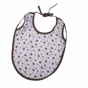 Venta al por mayor diseño encantador bebé Bandana Baberos niños impermeable PC alimentación delantal fácil limpieza estrella impresión niño 0-12 meses - Product Image 2