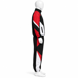 Ensemble de survêtement léger pour homme avec logo de marque personnalisé, coupe-vent en nylon à séchage rapide, ensemble de sport deux pièces pour la salle de sport - Product Image 6