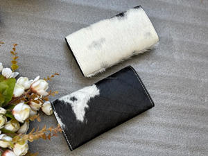 Bolso de mano de cuero de piel con estilo occidental para mujer, monedero con diseño de piel marrón, billetera única de cuero con herramientas de Venta caliente - Product Image 5