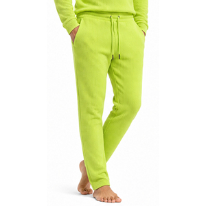Custom <b>Mens</b> Waffle Knit Casual Pants <b>Slim</b> <b>Fit</b> Textured Trousers Elastic Waist Drawstring Lightweight <b>Jogger</b> Bottoms <b>Mens</b> Waffle - Product Image 1