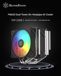 ซิลเวอร์สโตน SST-FM620B-ARGB ฟรอสต์เมจ 620 ARGB ชุดระบายความร้อนซีพียูแบบทาวเวอร์คู่ - Product Image 4