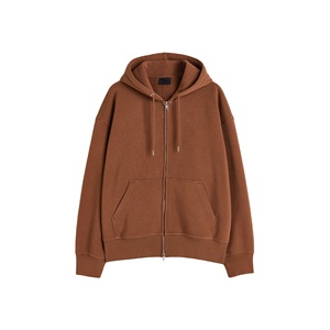 Sweat-shirt à capuche zippé premium pour homme, 460 GSM, coton French Terry, lourd, décontracté, hiver, fabricant OEM, marque privée - Product Image 6