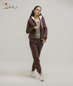 Sudadera con Capucha XEEP Personalizada, Informal, de Invierno, Tejida, con Estampado por Transferencia de Calor, para Hombre, con Logotipo Frontal, Bolsillo, Transpirable y de Secado Rápido - Product Image 3
